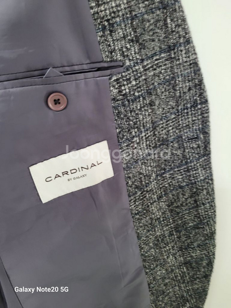 갤럭시카디날 간절기 울.알파카 캐시미어 블레이져(110--5