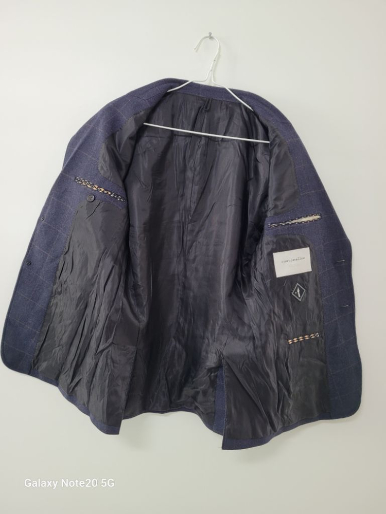 남성 커스텀멜로우 울100% 캐주얼 모직자켓(슬림95)--4