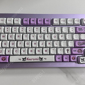 몬스긱 m1 퍼플 + TCC홀판 풀알루미늄 키보드