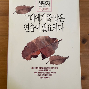 그대에게 줄 말은 연습이 필요하다 : 신달자 에세이