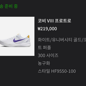 코비8/300사이즈