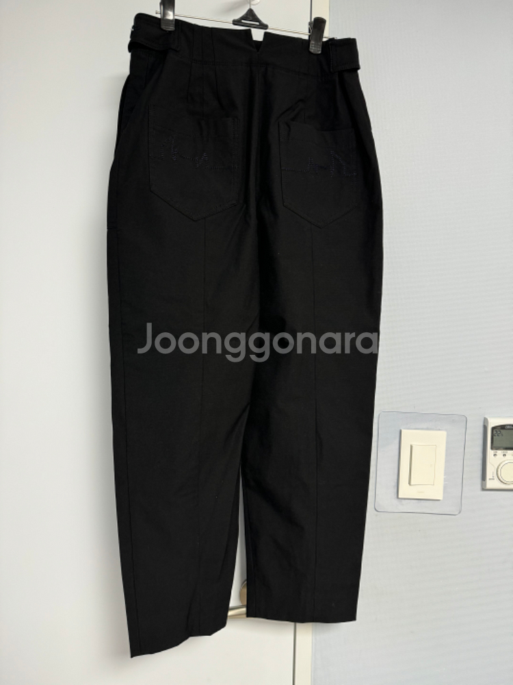 럭키슈에뜨 블랙 배기바지 36 (드라이 완료)--2
