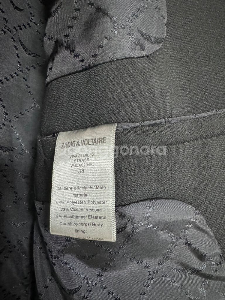 자딕앤볼테르 블랙 자수 블레이저 38 사이즈--5