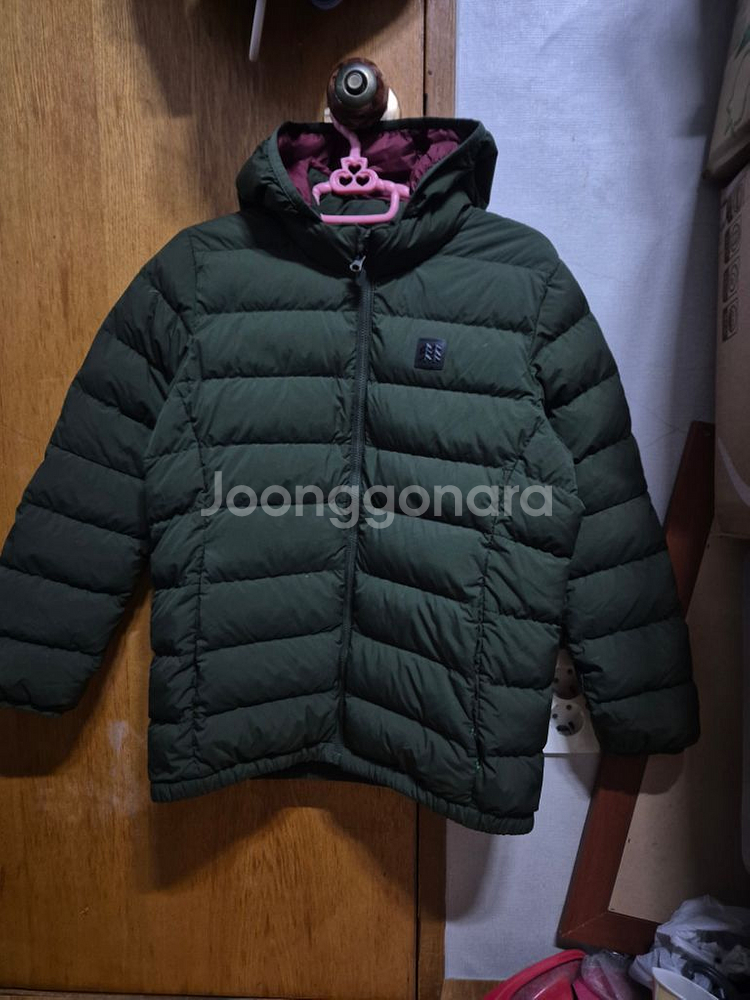 코오롱패딩 아동패딩 아동오리털패딩 나이키집업 7세--2