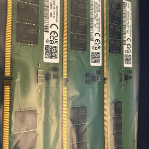 삼성 DDR5 RAM 32GB 2개