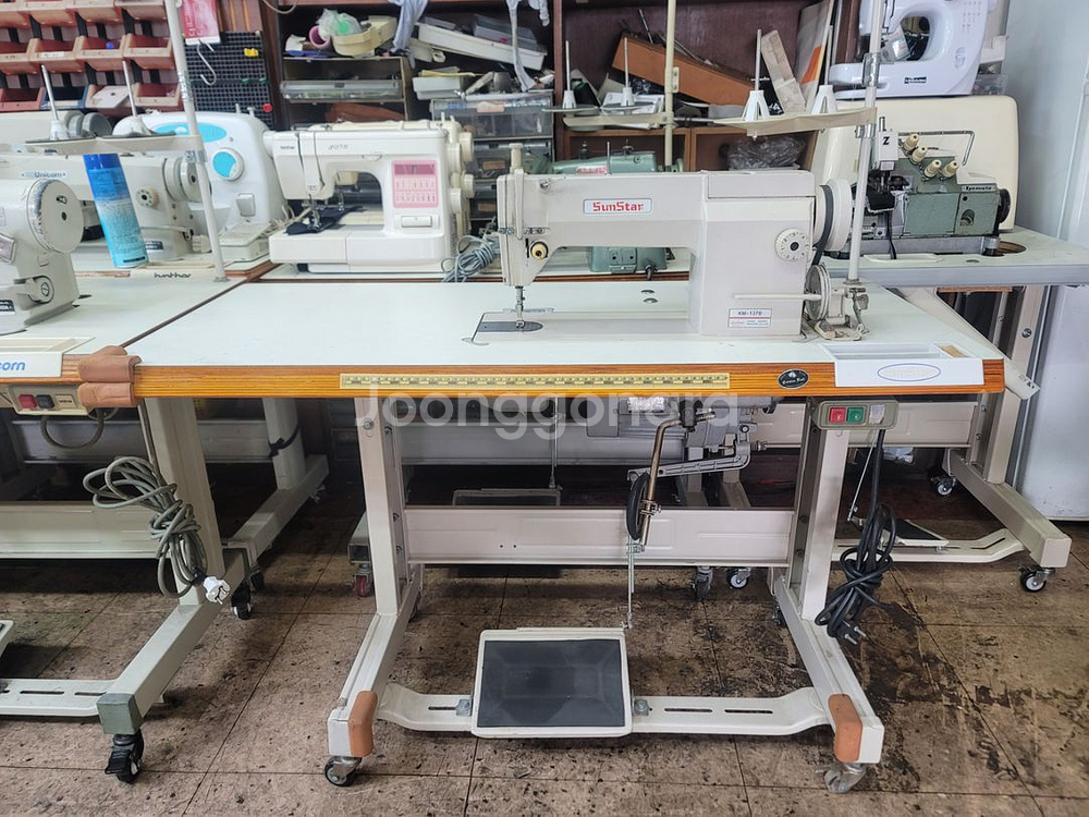 중고미싱 공업용미싱 썬스타미싱 썬스타137B 땀수7mm--4