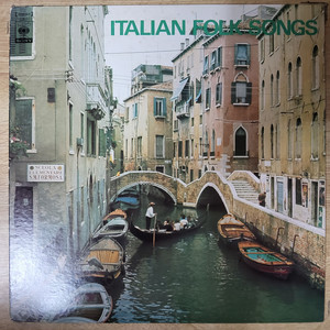 ITALIAN FOLK SONG 음반 (LP 턴테이블