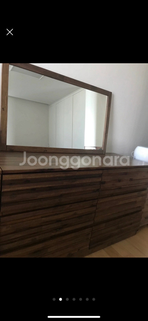 only 거울만 팔아요 #까사미아 우드 아카시아 원목--1