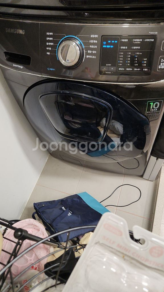 삼성 드럼세탁기+건조기 세트--1