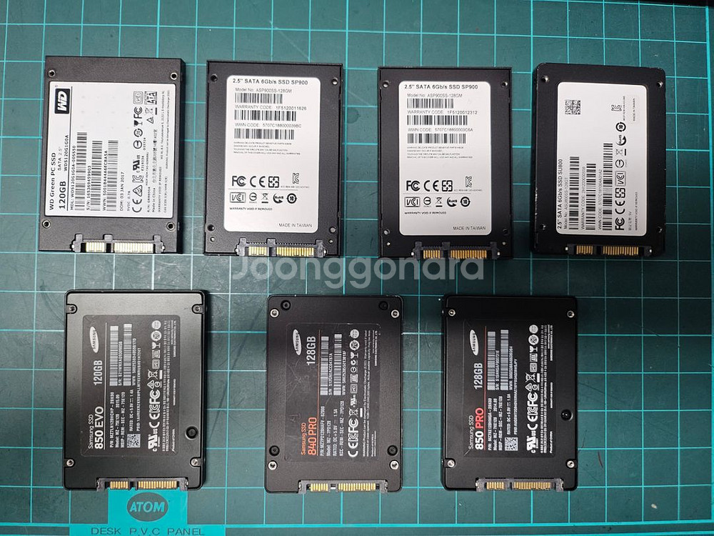 SSD 128G 7개--1
