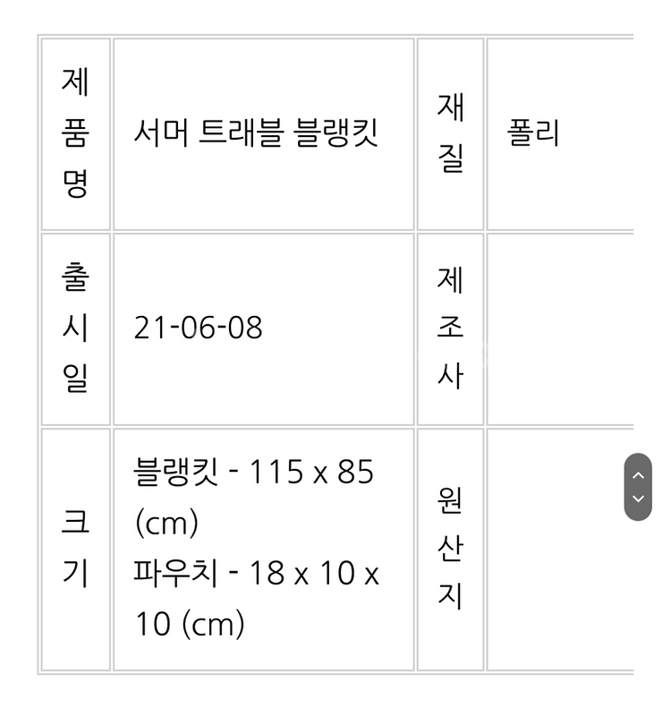 스타벅스 서머 트래블 블랭킷 담요 캠핑 필수품--5