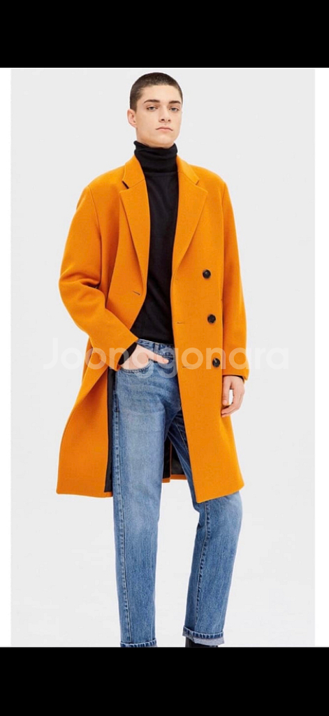 20FW 시스템 옴므 포인트 커프스 캐시미어 울 코트--4