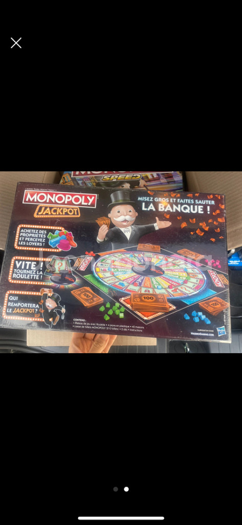 새상품 모노폴리 보드게임 JACKPOT--1