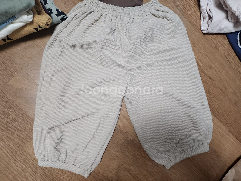 키즈바지일괄 m사이즈(와플바지L)--8