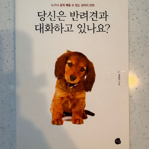 당신은 반려견과 대화하고 있나요 책