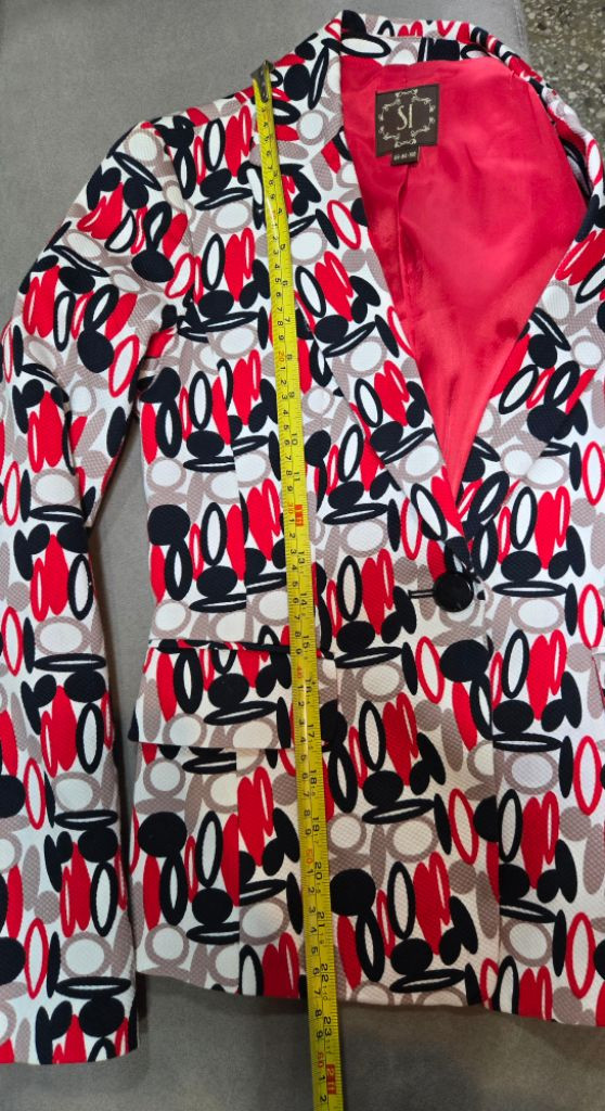 무배) 씨 si 패턴 자켓 아우터 재킷--6