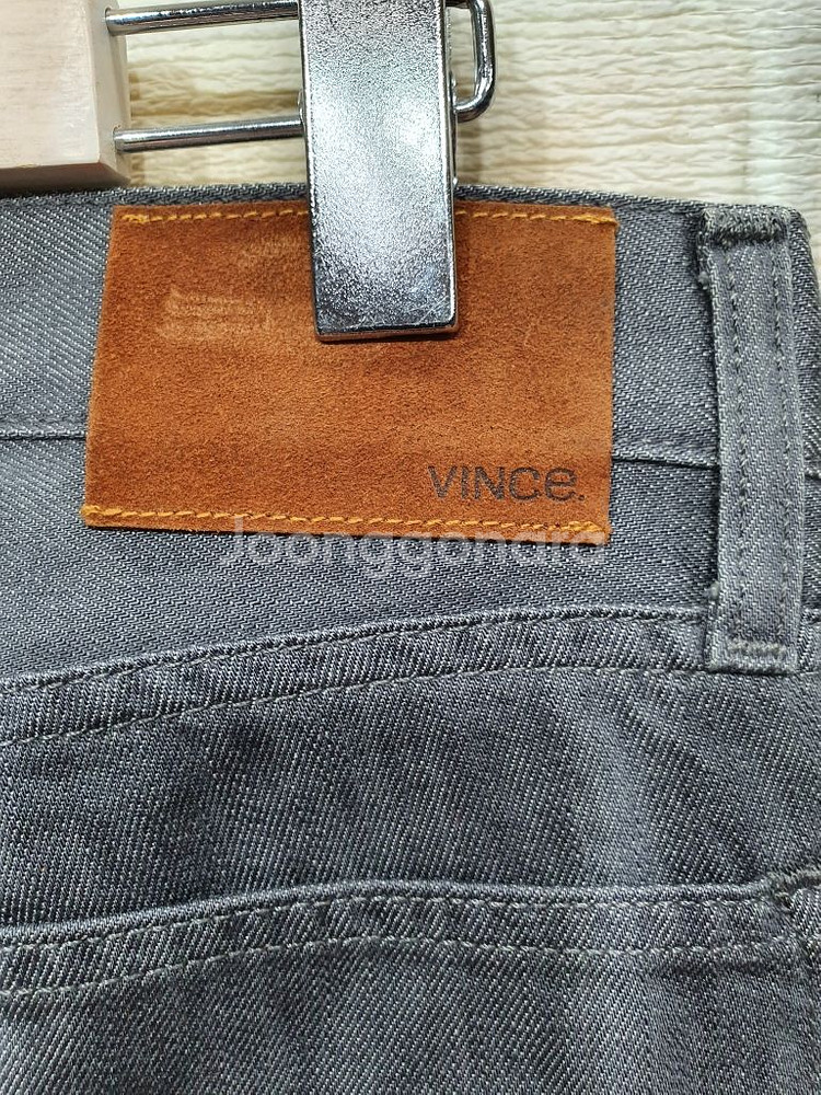 택부착 VINCE USA정품 그레이 롤업 데님 팬츠28--9