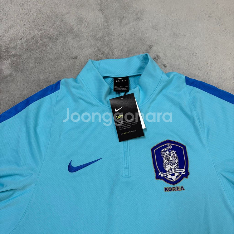 (새상품) 축구 국대 선수지급용 반집업 드릴탑 3XL--2