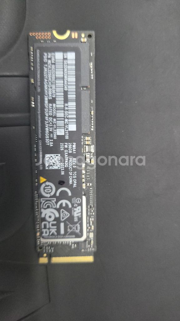 미사용) 삼성 pm9a1 nvme 256g 팝니다--1