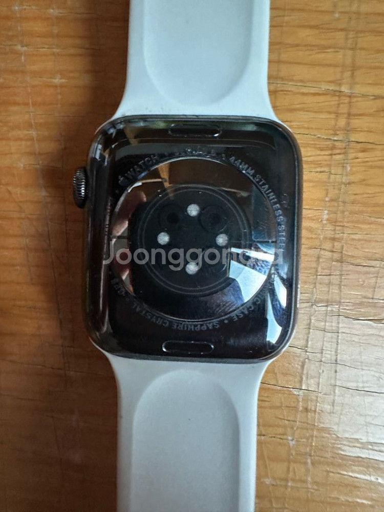 애플워치6 44mm 스테인리스 gps+셀룰러--2
