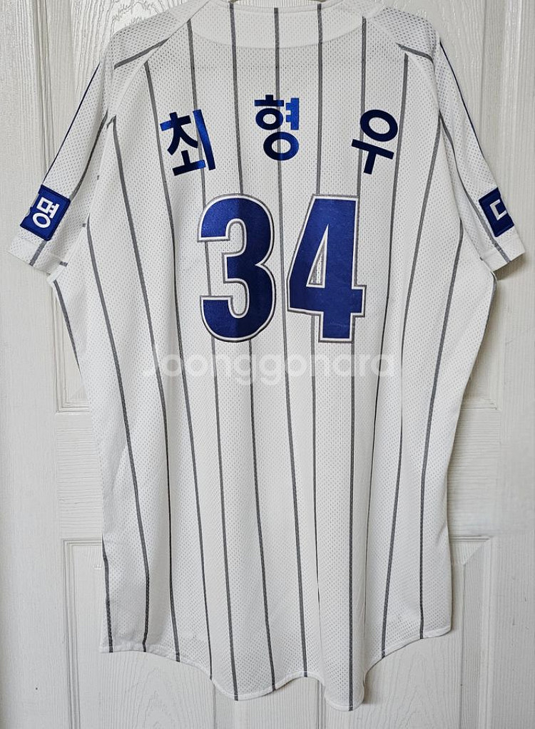 삼성라이온즈 왕조 홈 유니폼(최형우 지급, 실착)--1