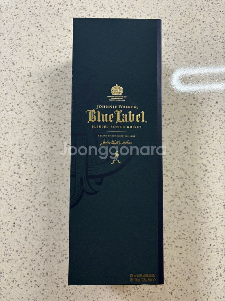블루라벨750ml 공병 택포(케이스 포함)--1