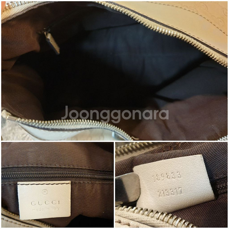 정품구찌 시마D링 호보백(숄더&토트백)--4