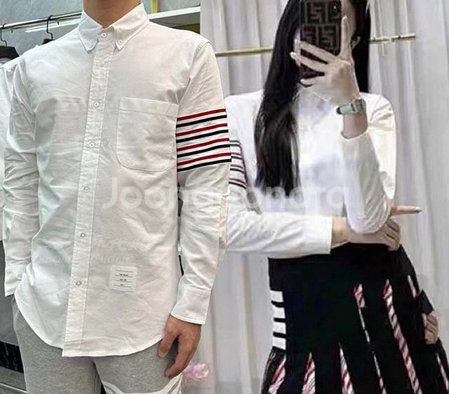 톰브라운 사선 긴팔 셔츠 남방--2