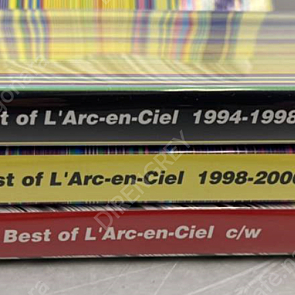 L'arc~en~ciel 라르크앙씨엘 1994-1998, 1998-2000, c/w 베스트 3종 한정판 팝니다.