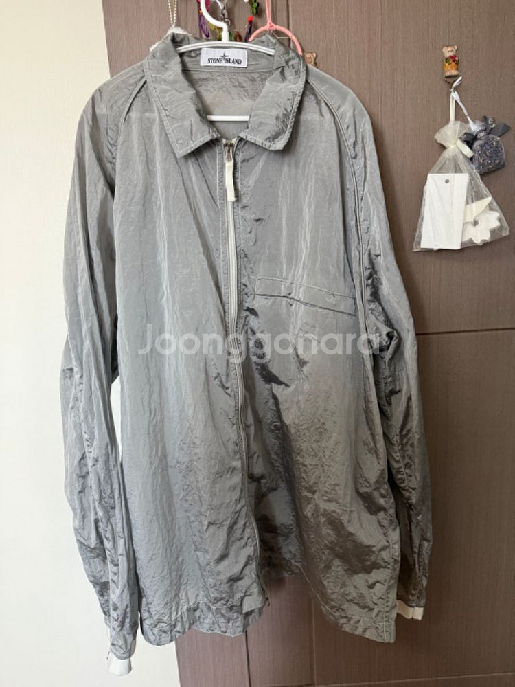 스톤아일랜드 21ss 나일론 메탈 오버셔츠 3xl--5