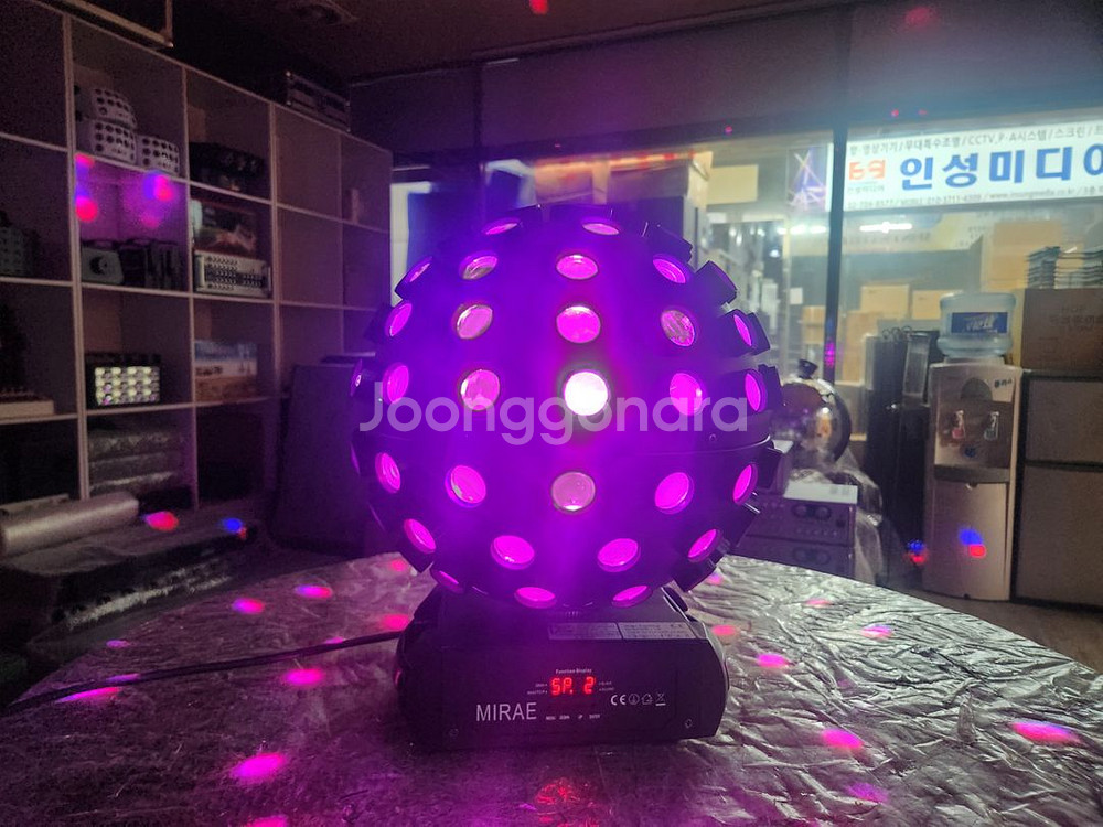 LED 멍게 미러볼 무드 무빙라이트 무대조명--4