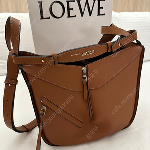 로에베 해먹백 새제품 스트랩 포함 Loewe 스몰 해먹백 탄색