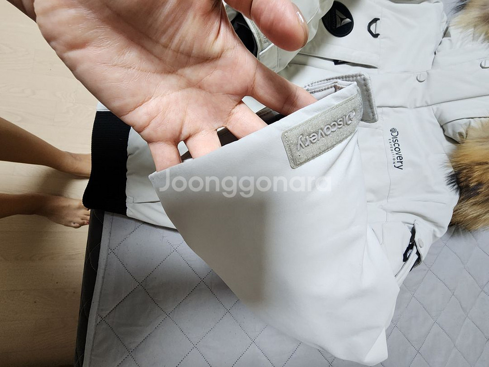 디스커버리 구스패딩 95size--6