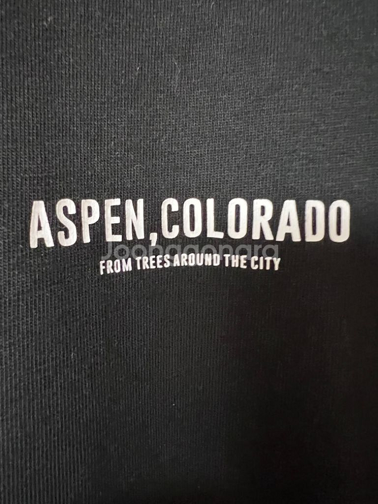 탑텐 100사이즈 검은색 Aspen Colorado 티--1