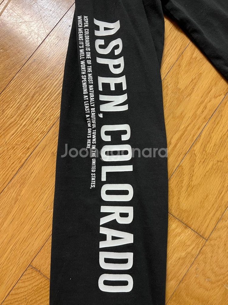 탑텐 100사이즈 검은색 Aspen Colorado 티--2