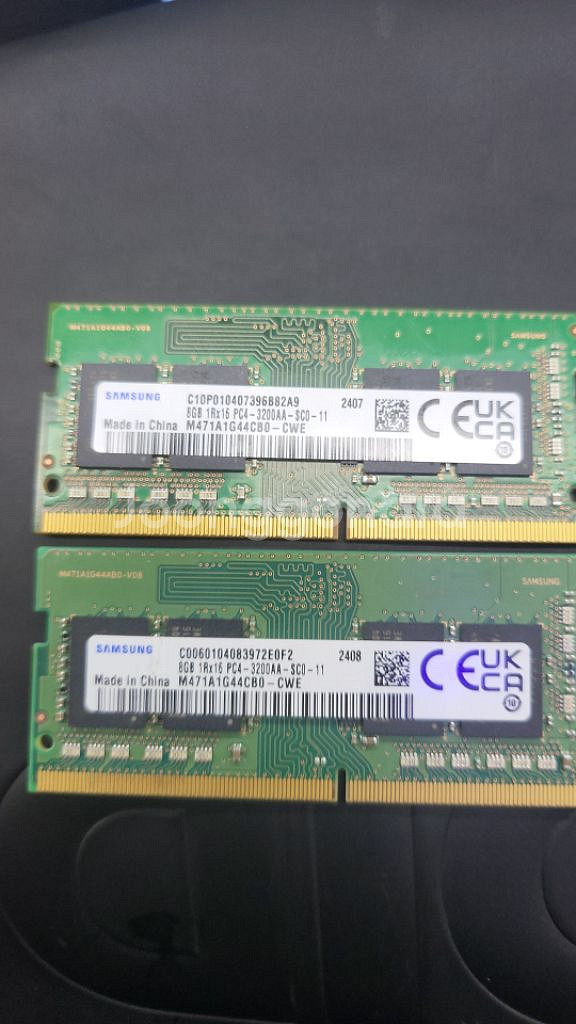 삼성 DDR4 8G 3200노트북 램 2개 팝니다--1