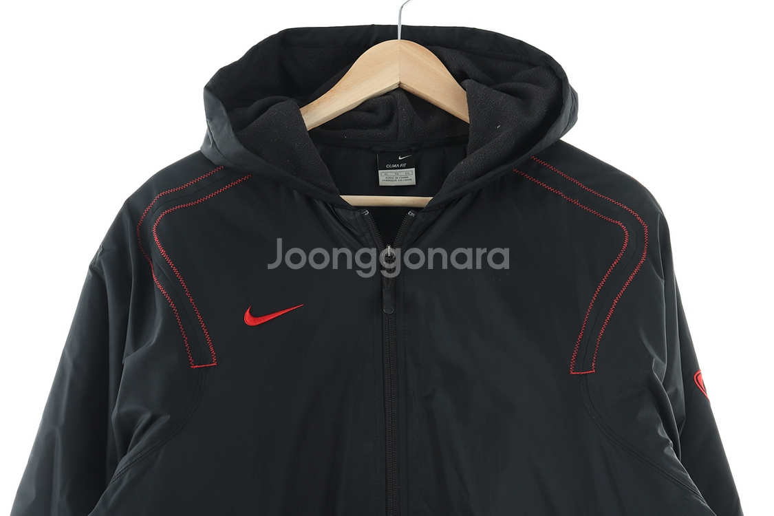 (XL) 나이키 패딩 점퍼자켓 블랙 경량 올드스쿨--2