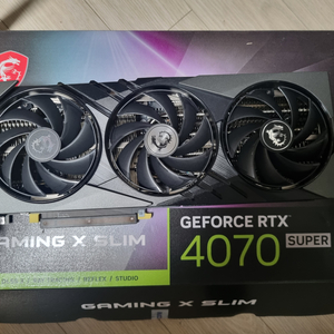 msi rtx 4070 super 슬림 팝니다