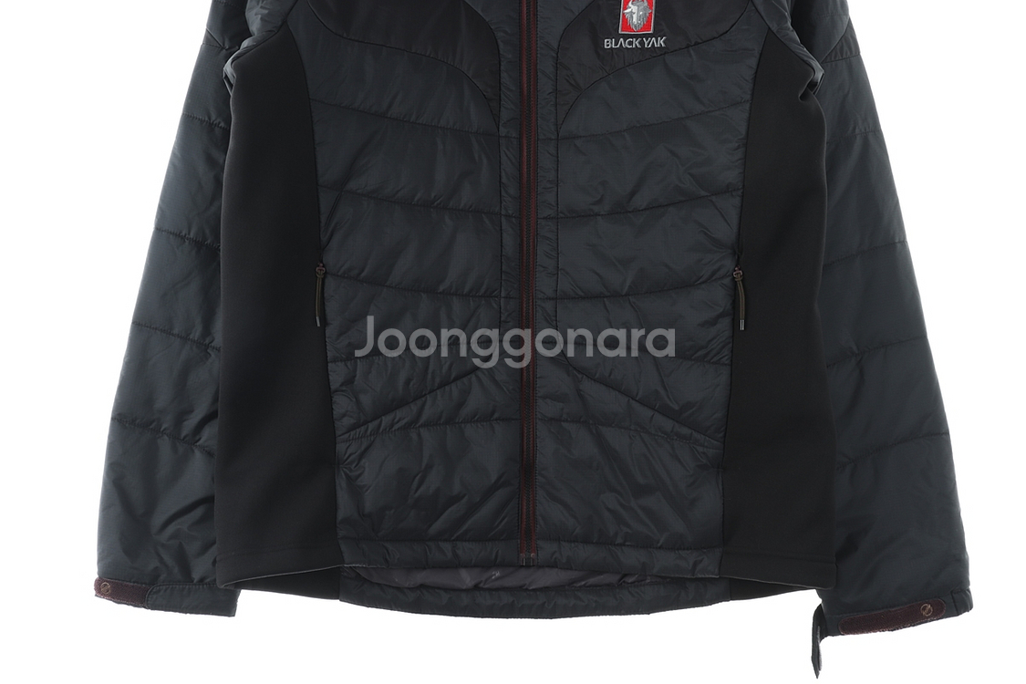 (L) 블랙야크 패딩 점퍼자켓 차콜 경량 올드스쿨--3