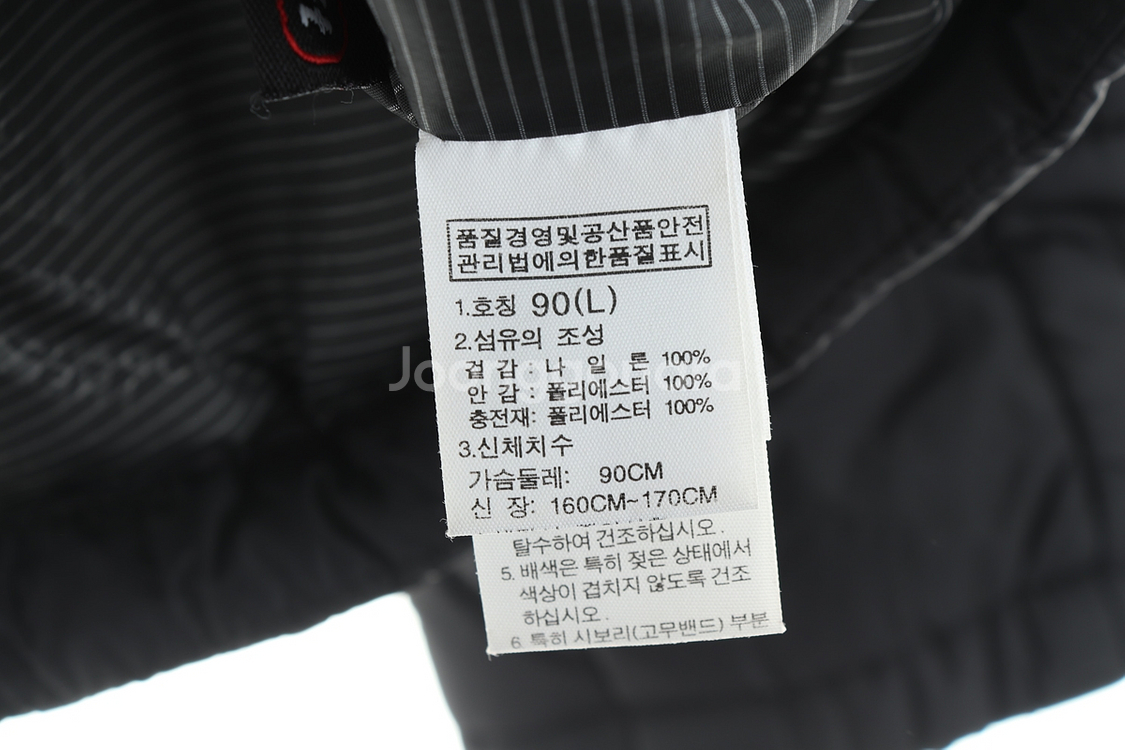W(S) 노스페이스 패딩 점퍼자켓 블랙 경량 올드스쿨--5
