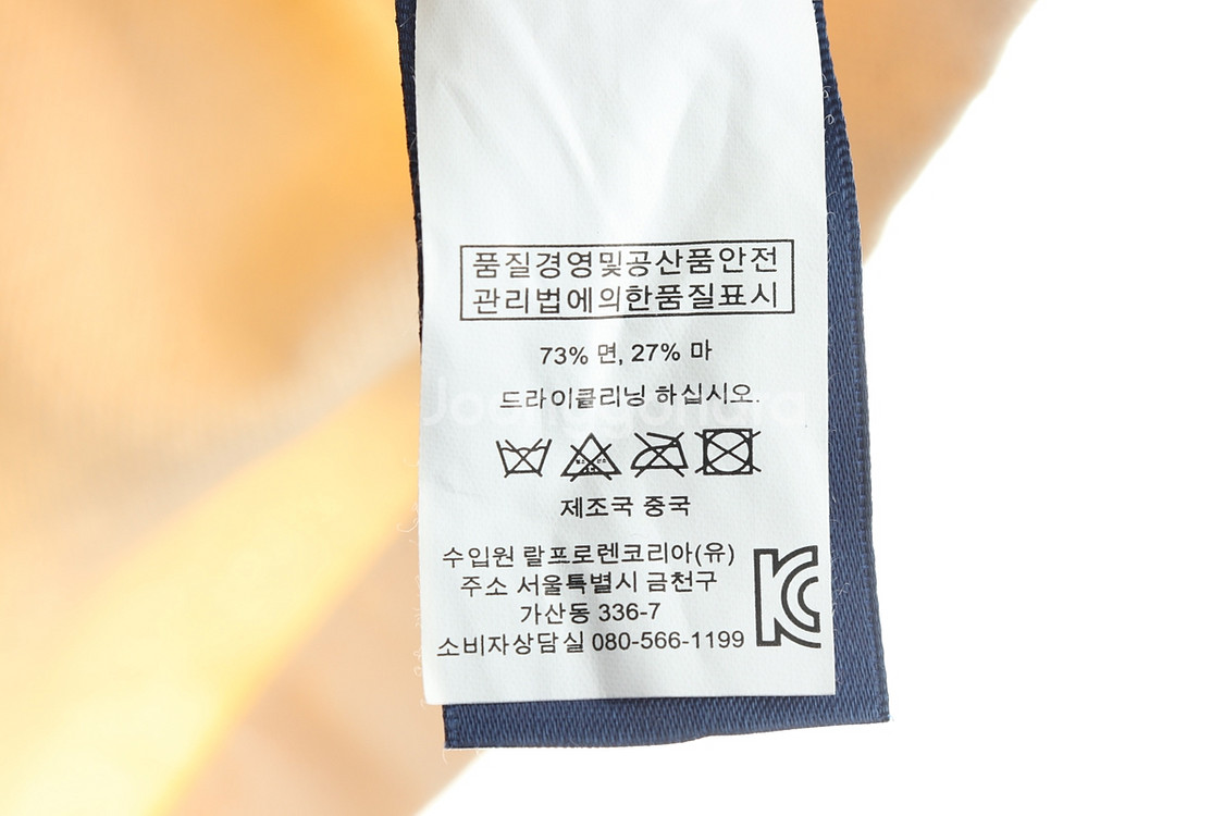 W(S) 폴로 랄프로렌 코트자켓 베이지 린넨 마--4