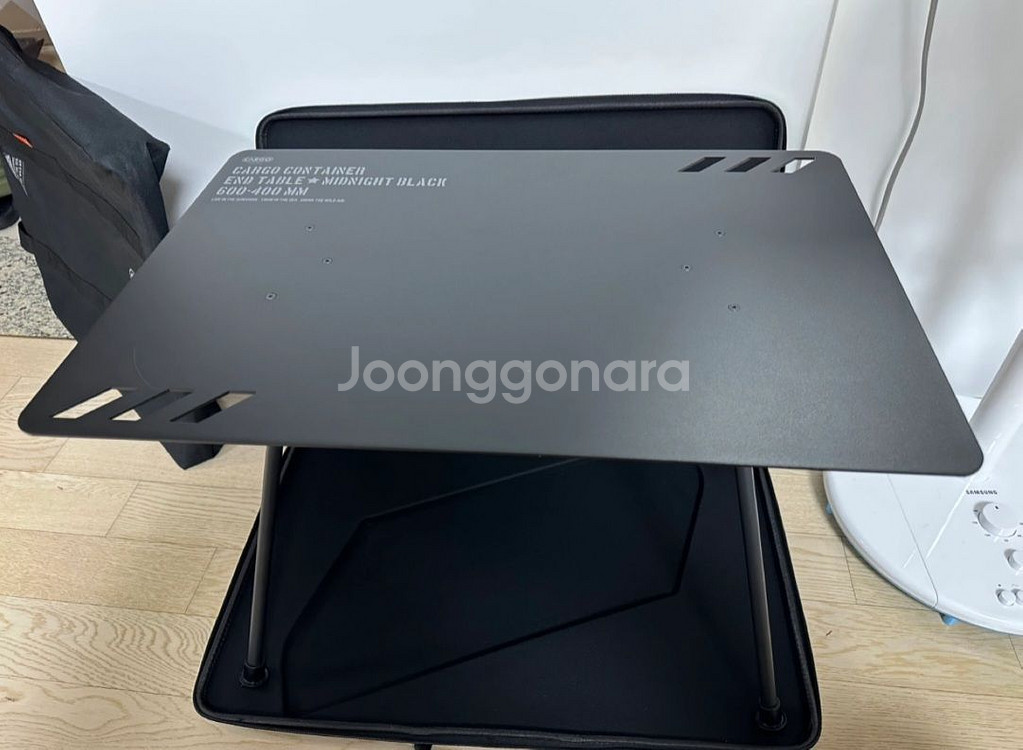카고컨테이너 엔드 테이블 블랙 / 판매 캠핑--4