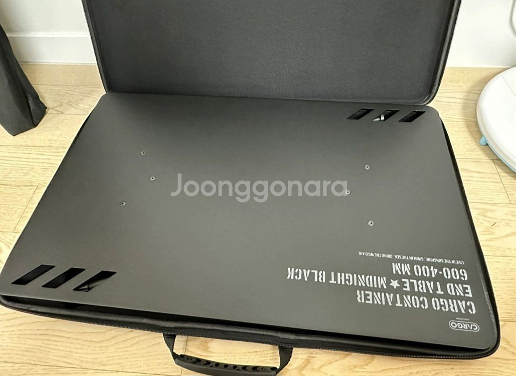 카고컨테이너 엔드 테이블 블랙 / 판매 캠핑--2
