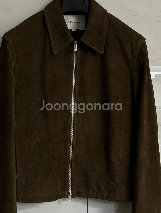 토니웩 스웨이드 집업 블루종 24FW XL--5