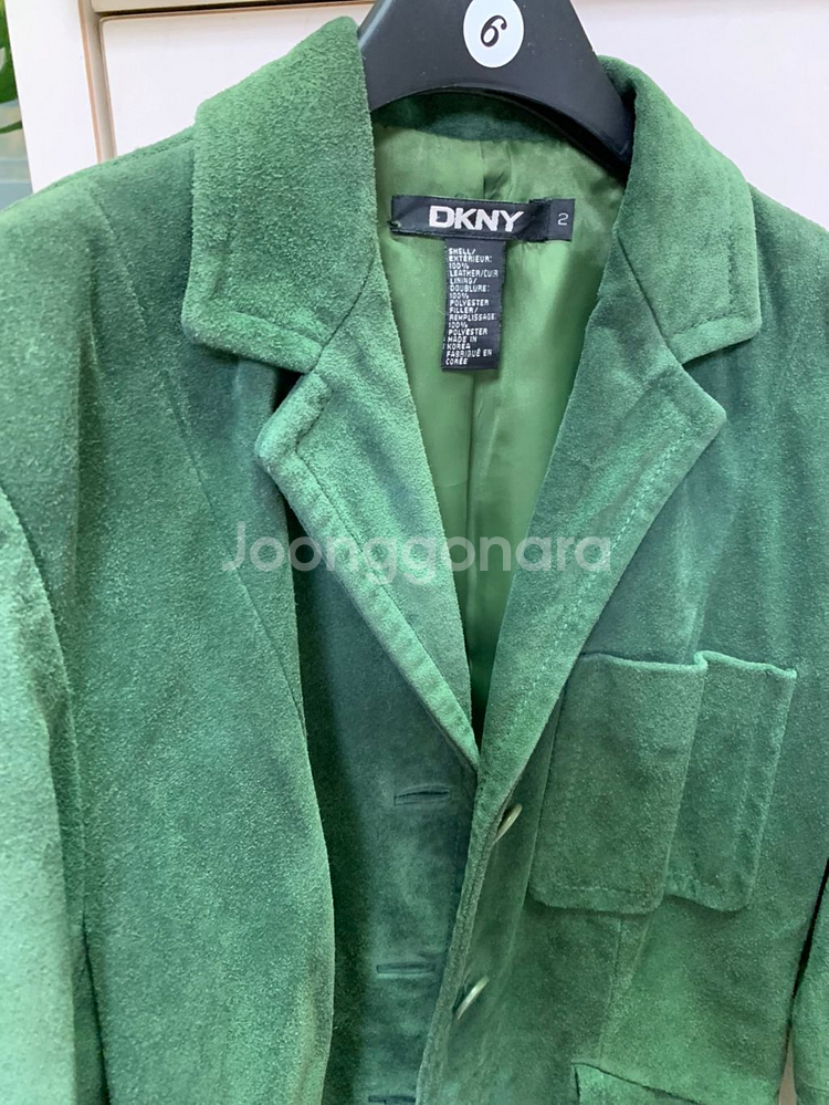 DKNY 스웨이드 자켓--2