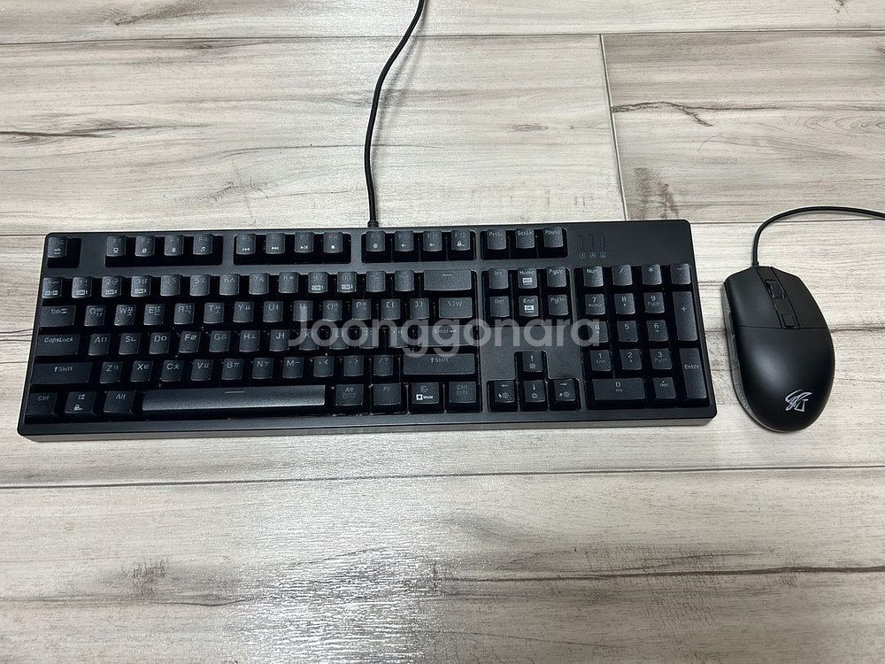 앱코 k660 키보드, a660 마우스 + 마우스패드--2