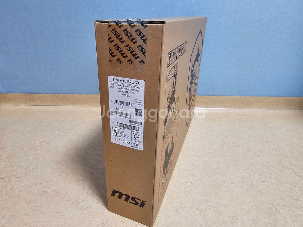 [15.6인치] RTX2050 MSI 영상편집 노트북--1