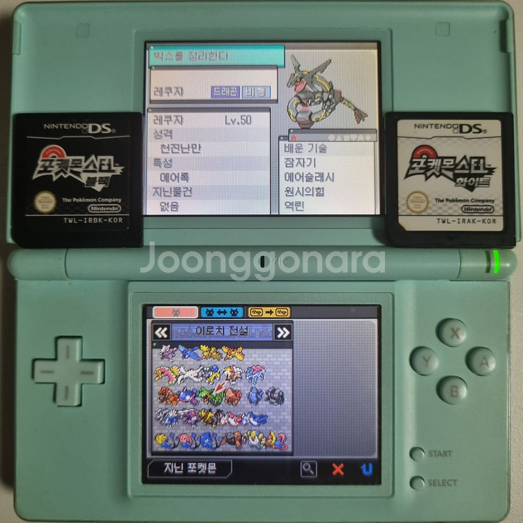 블랙 or 화이트 NDS 칩 [이로치 스타팅 & 전설]--0