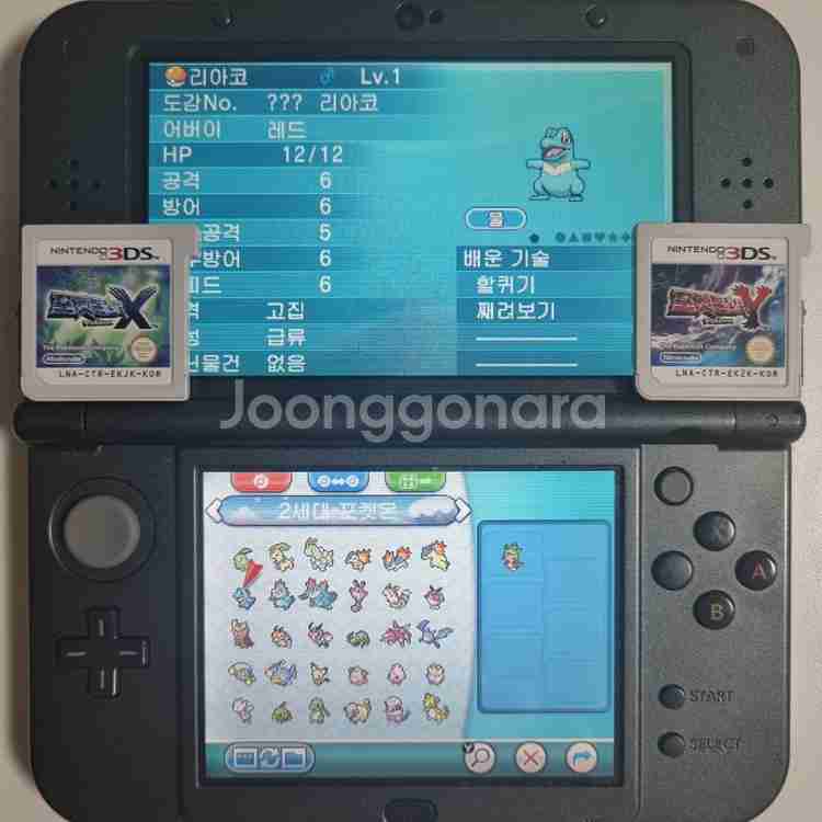 X or Y 3DS 포켓몬 칩 [전국도감 + a]--3