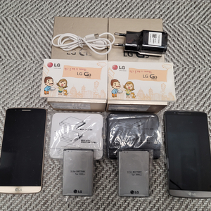 LG G3 스마트폰 2대 일괄